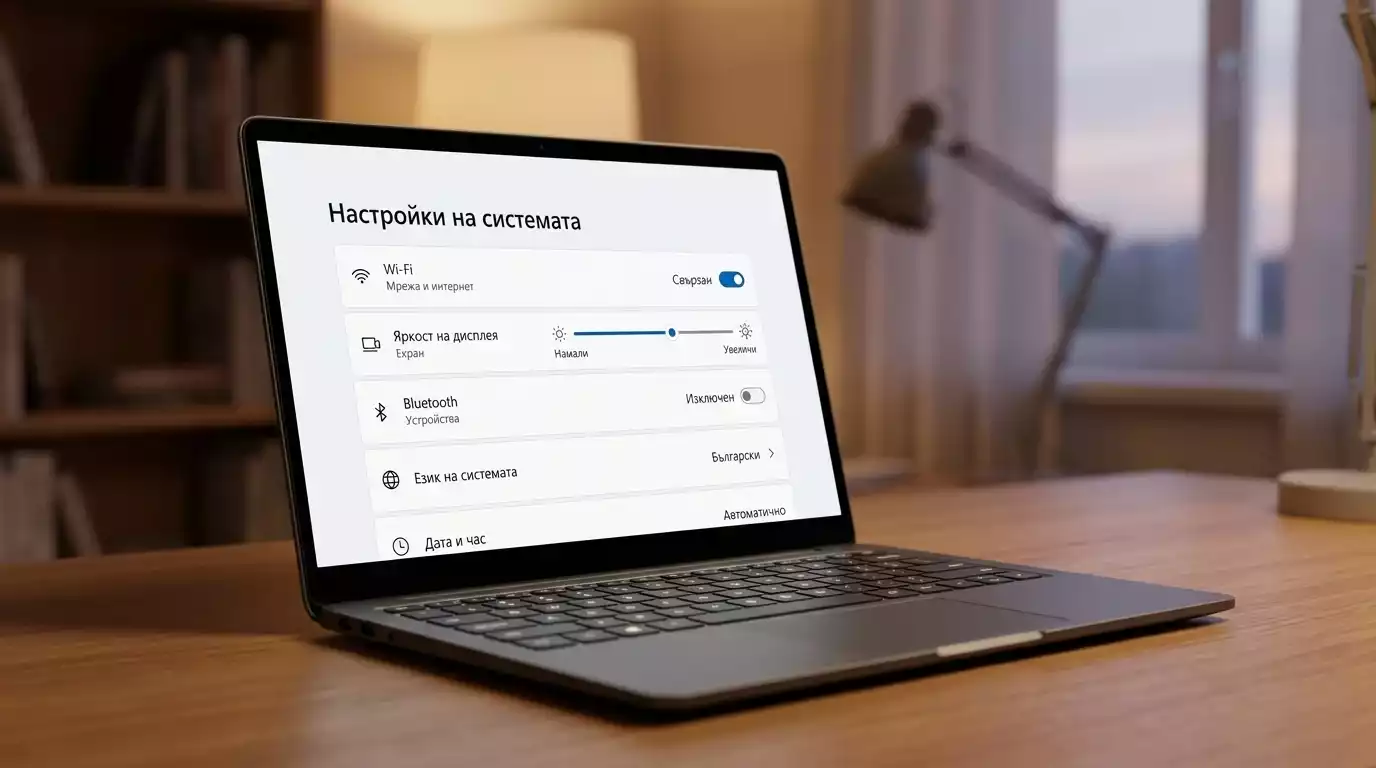 Настройки за лимит на депозит на абстрактен потребителски интерфейс
