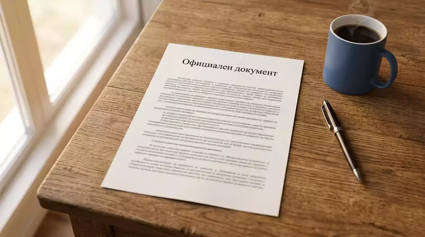 Документ от регулатор за хазарта на работно бюро на анализатор