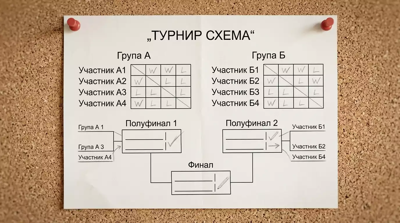 Схема на групов формат и елиминация при World Tour Finals